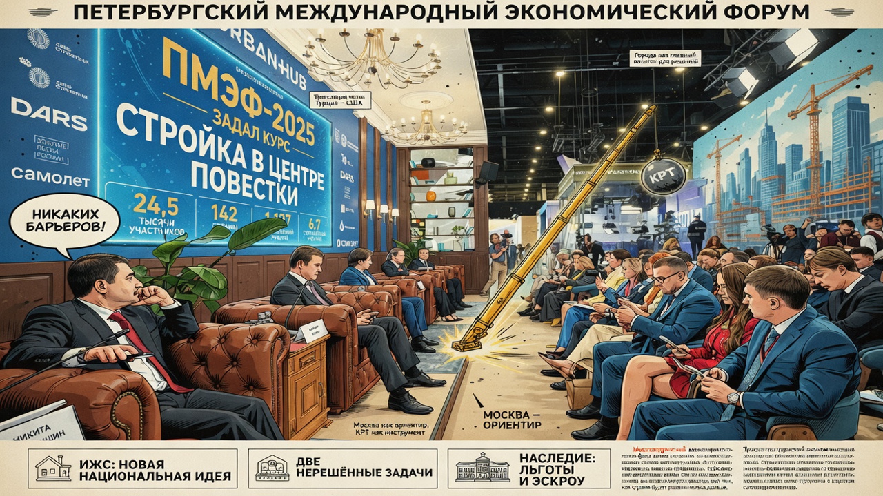 ПМЭФ-2025 задал курс. Стройка в центре повестки