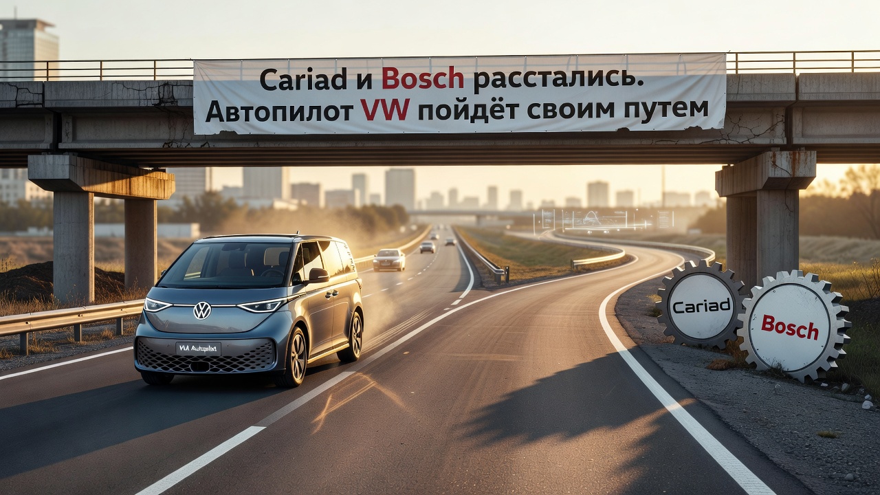 Cariad и Bosch расстались. Автопилот VW пойдёт своим путём