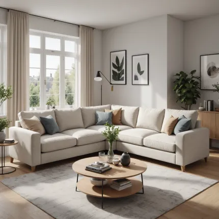 Текстиль в интерьере: как выбрать идеальный чехол для углового дивана